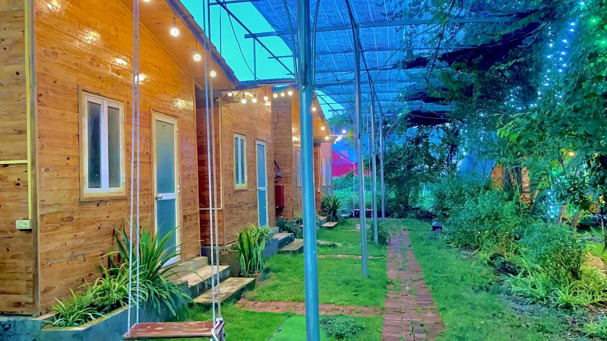 Bugalow Binh Huy Homestay Moc Chau Exterior foto