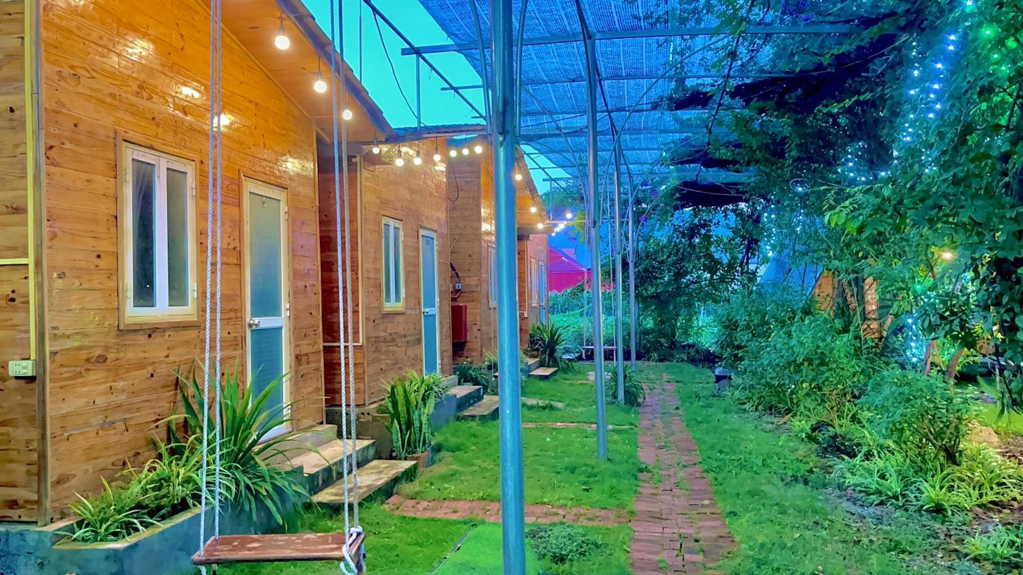 Bugalow Binh Huy Homestay Moc Chau Exterior foto